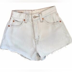 Levi's Premium Super Light Blue Denim Shorts